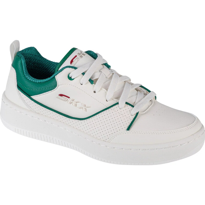 Bielo-zelené voľnočasové tenisky Skechers Sport Court 92 - Ottoman 50271785
