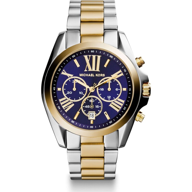 MICHAEL Michael Kors Analógové hodinky Bradshaw modrá / zlatá / 57241040