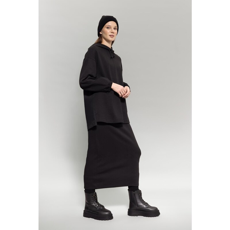 DeFacto Maxi sukňa Regular Fit Thessaloniki Fabric B2565ax23wn