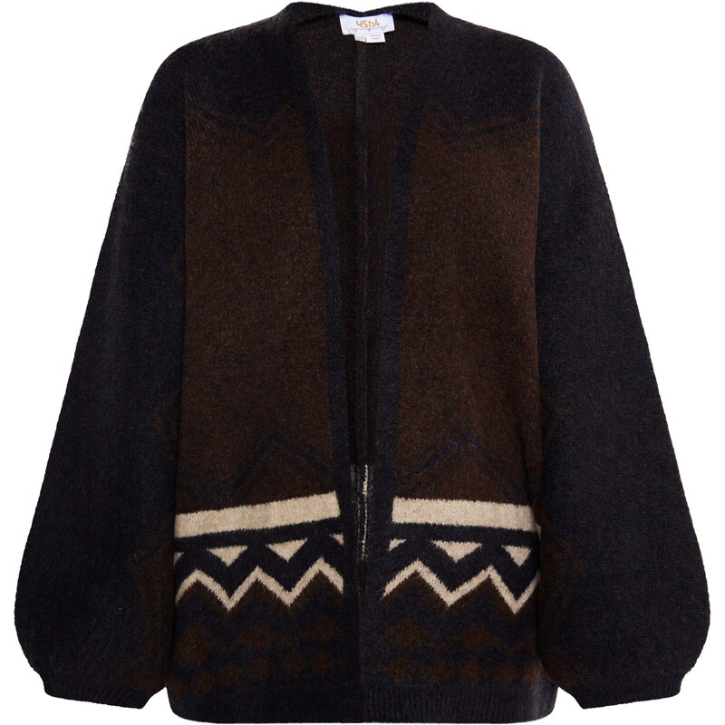 usha FESTIVAL Kardigán krémová / hnedá 54261920