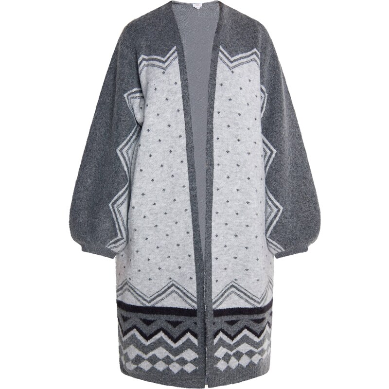 usha FESTIVAL Kardigán svetlosivá / tmavosivá / čierna 54262103