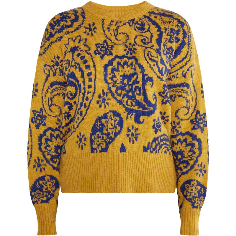 usha FESTIVAL Sveter Rakata modrá / karí 54270801