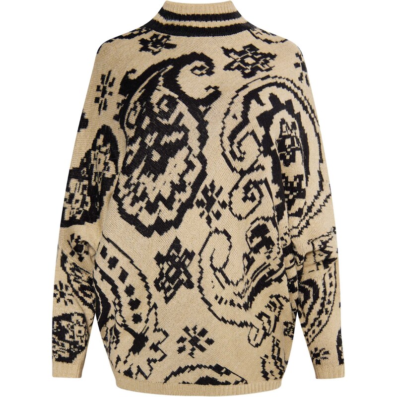 usha FESTIVAL Sveter Rakata béžová / čierna 54270803