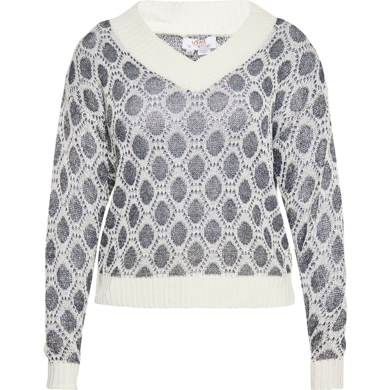 usha FESTIVAL Sveter antracitová / biela 54298386