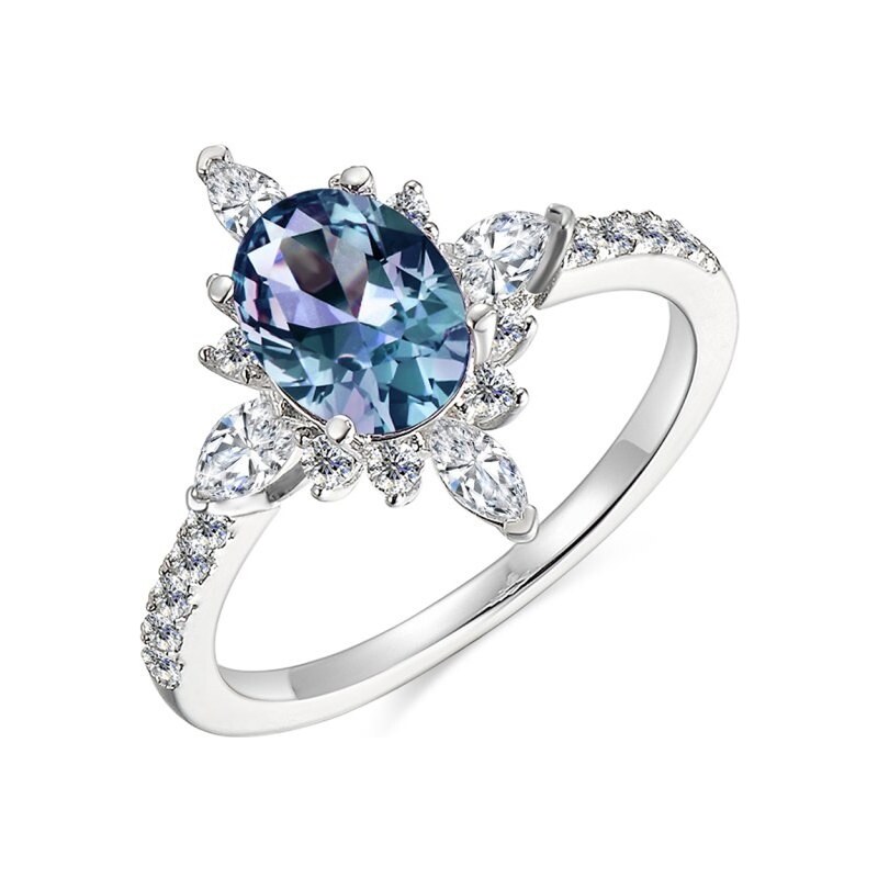 Royal Exklusive Royal Fashion strieborný prsteň pozlátený 18k biele 54110570