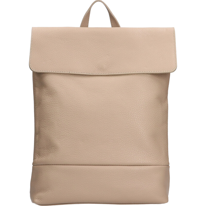 Dámsky kožený batoh Italia Jenny - béžová 24847390
