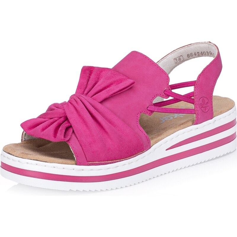 Dámske sandále RIEKER V0256-31 ružová S4