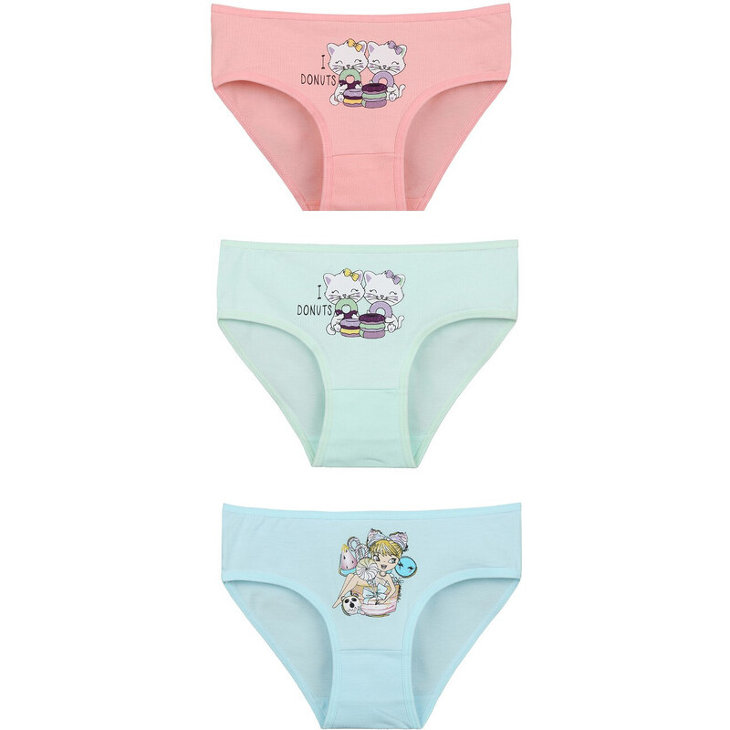 3 PACK dievčenských nohavičiek Donella 4111Y36 50242527