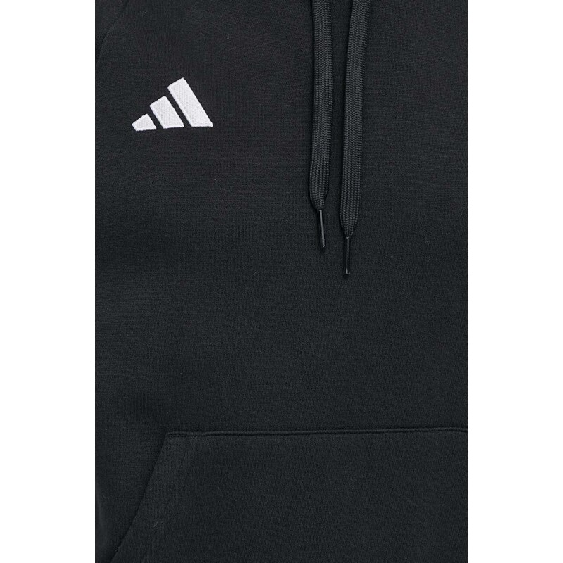 Tréningová mikina adidas Performance Tiro24 čierna farba, s kapucňou, s nášivkou, IJ5607