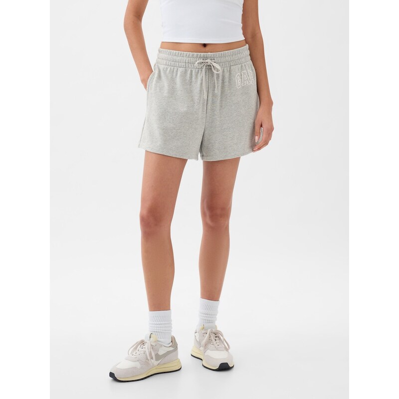 Svetlosivé dámske teplákové kraťasy GAP 50579632