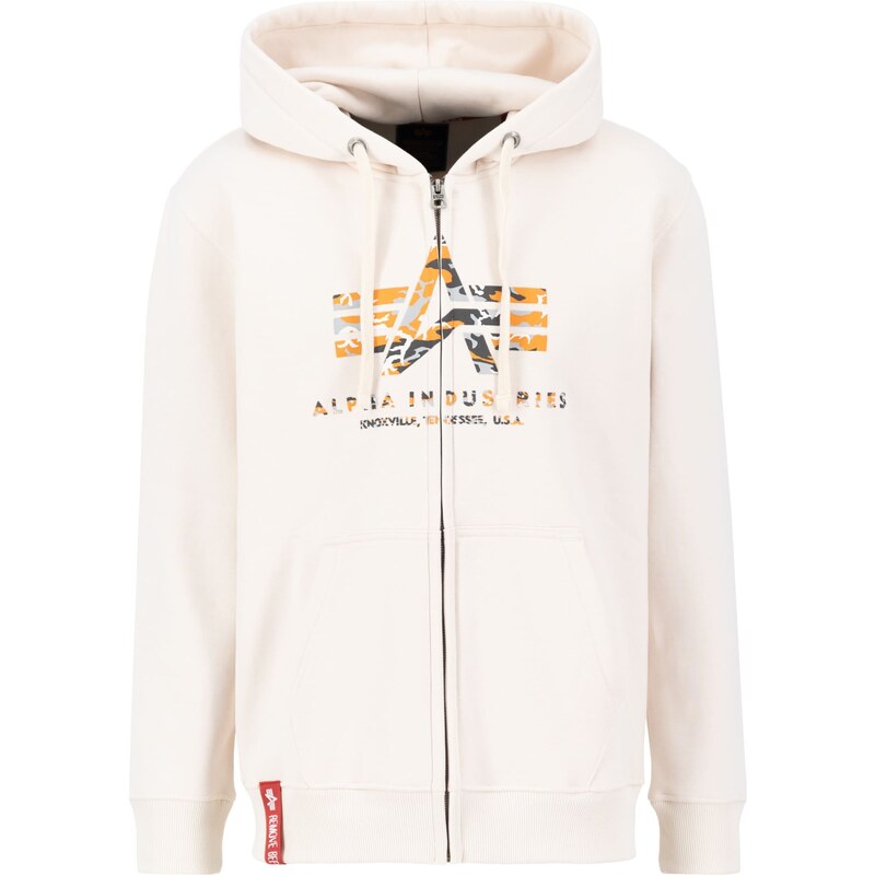 ALPHA INDUSTRIES Tepláková bunda svetlomodrá / oranžová / čierna / 66372144