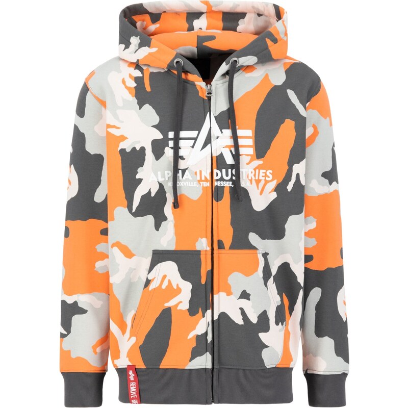ALPHA INDUSTRIES Tepláková bunda antracitová / svetlosivá / 54315646