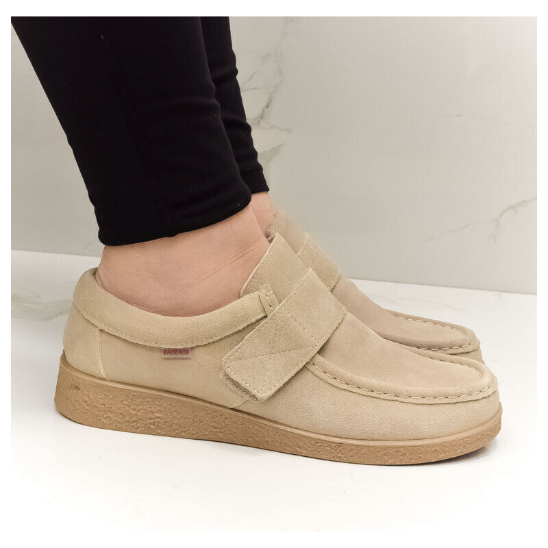 JOHN-C Dámske kožené béžové poltopánky MARINA 36-42 50251993