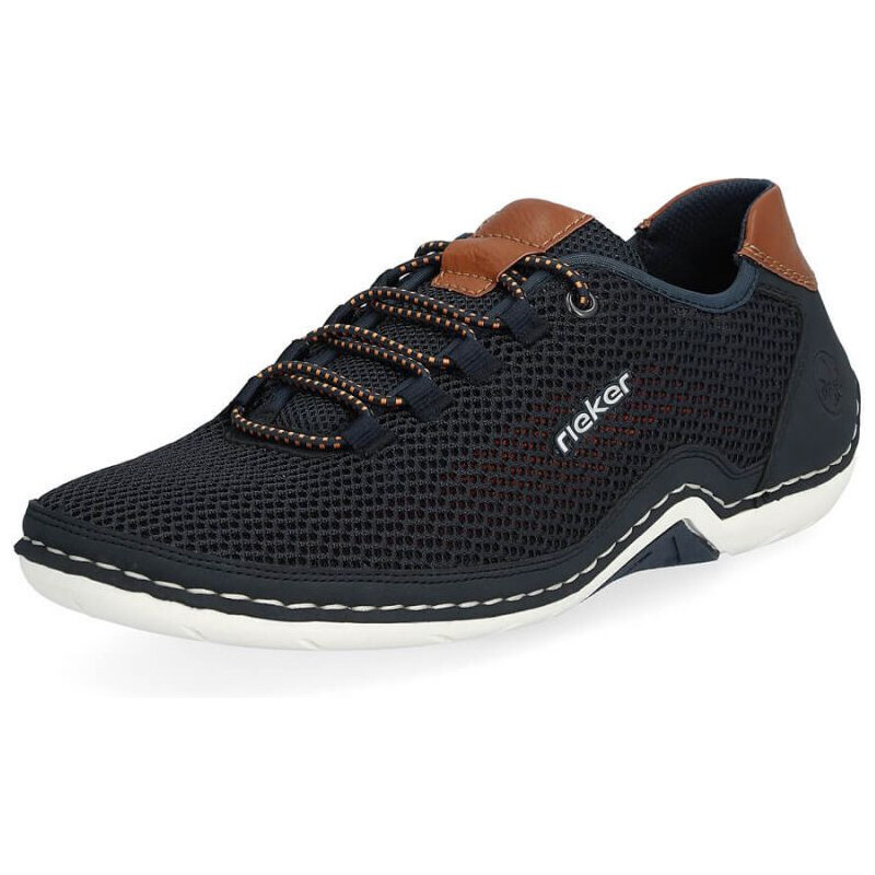 Pohodlné poltopánky Rieker M RKR666 navy blue 68220165