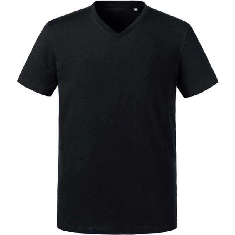 Mens Pure Organic V-Neck Russell T-Shirt 50592637