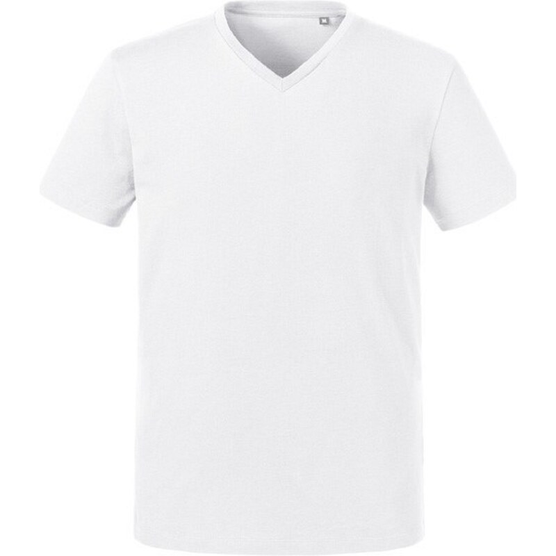 Mens Pure Organic V-Neck Russell T-Shirt 50672981
