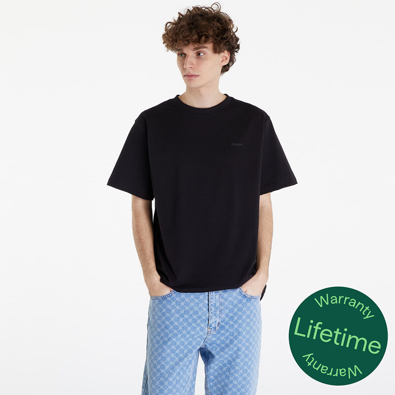 Tričko Queens Mens Essential T-Shirt With Tonal Print Black S 49671534