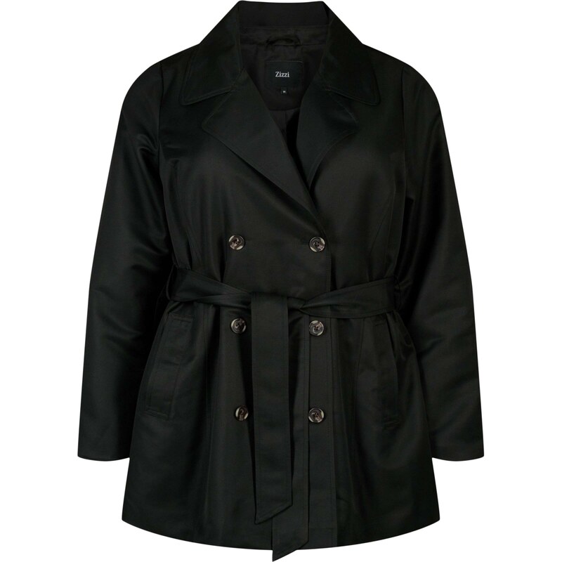 Zizzi Prechodný kabát Caselin čierna 54291044