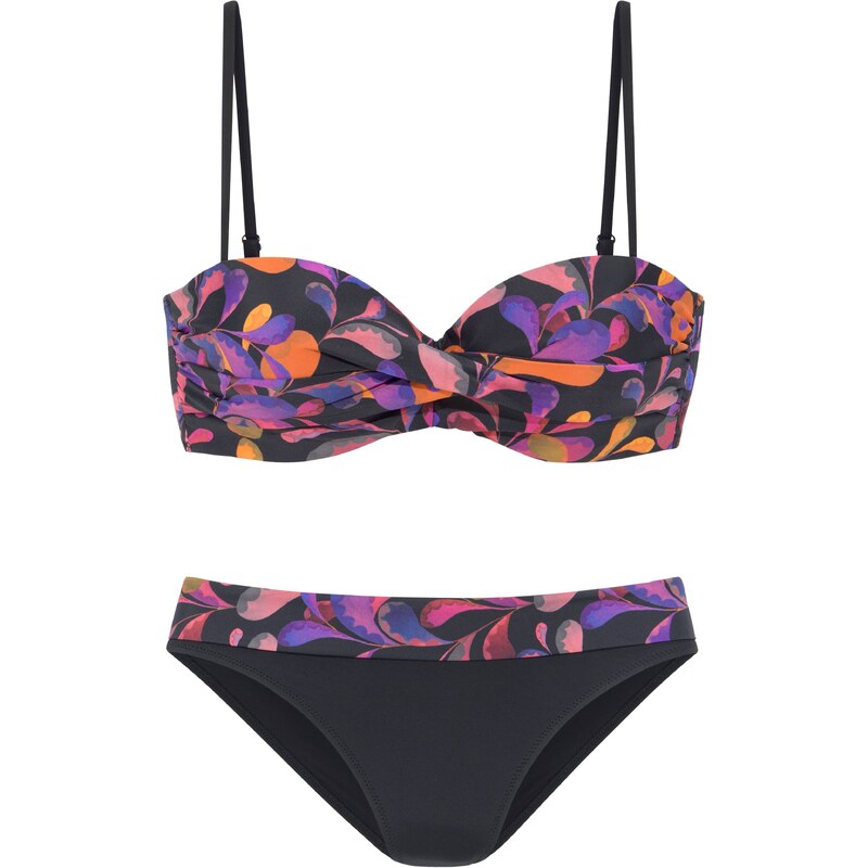 VIVANCE Bikiny fialová / oranžová / červená / čierna 54322870