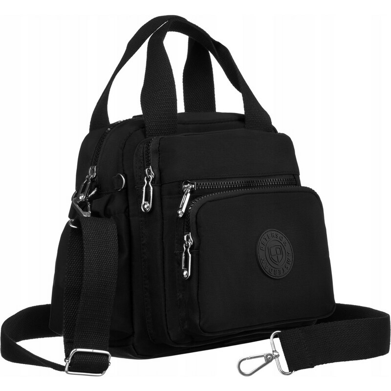 Peterson čierna textilná crossbody taška/batoh PTN 3306-CO 50296778