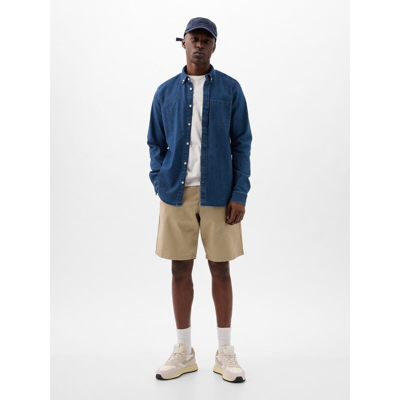 Svetlo hnedé pánske kraťasy GAP Vintage 52517713