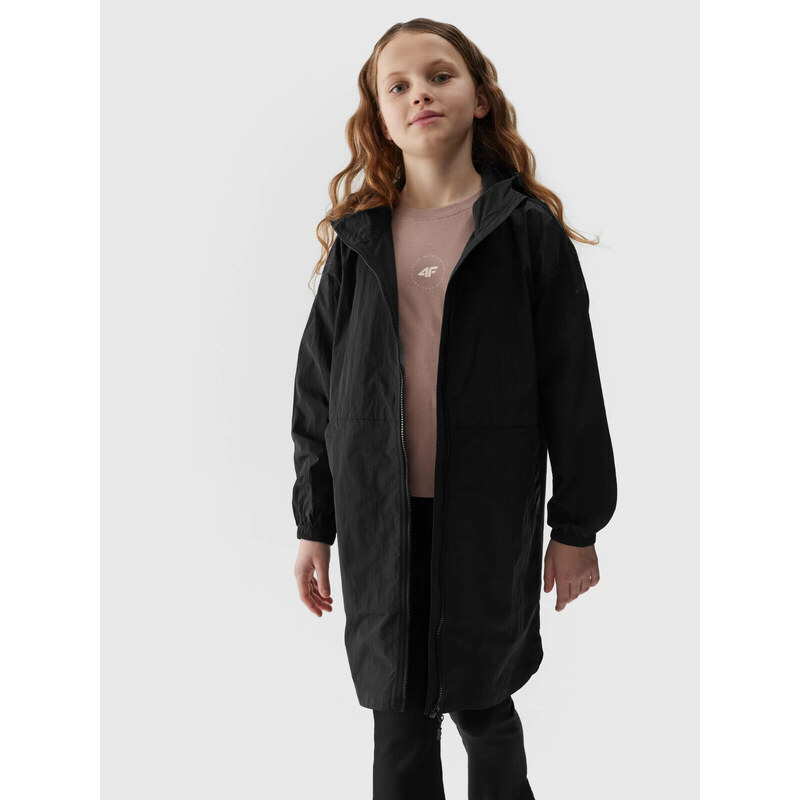 Girls transitional jacket 4F - black 50671022