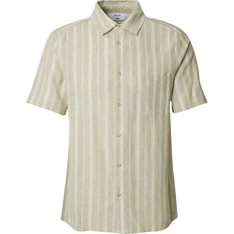 DAN FOX APPAREL Košeľa Ole béžová / piesková / biela 51307317