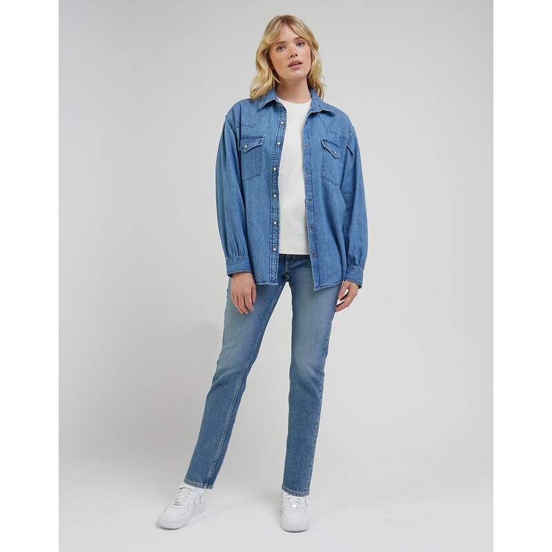 Dámske džínsy LEE RIDER JEANS MODERN MID 112341337 50330358