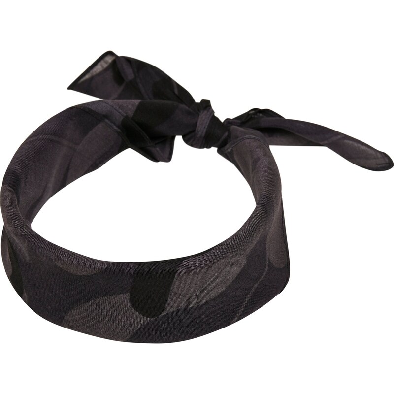 Urban Classics Šatka sivá / čierna 54224187