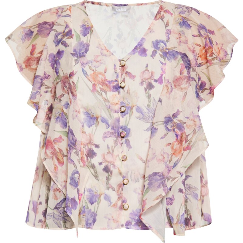 Usha Blúzka krémová / zmiešané farby 54309794