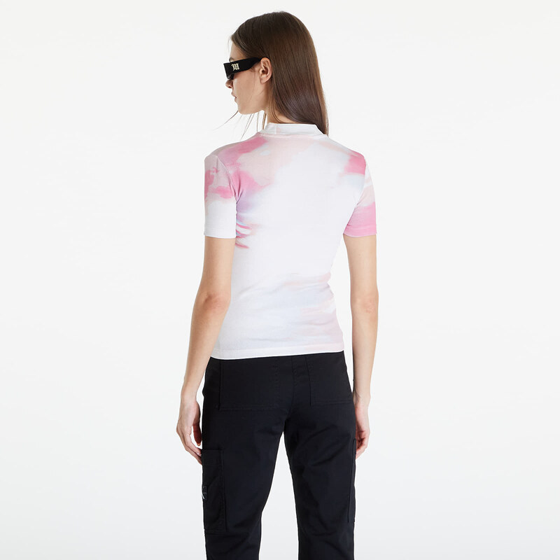 Dámské tričko Calvin Klein Jeans Rib Tee White