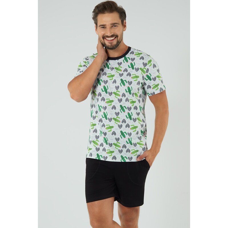 E-shop Italian Fashion pánske pyžamo Picos - bavlna