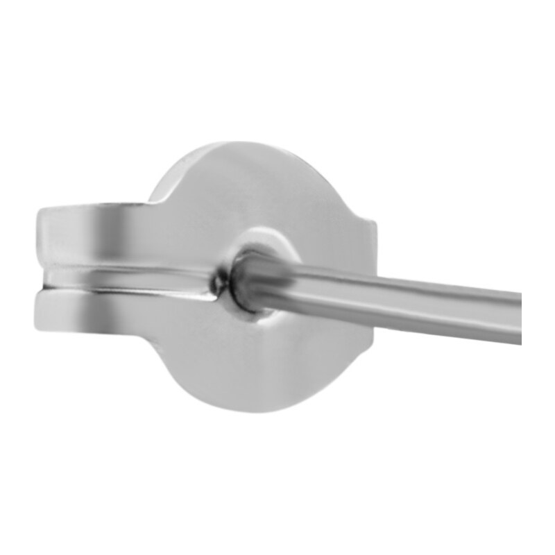 Brilio Puzetka z bieleho zlata na náušnice 14/00/3 Esp OB - 1 ks 66585243