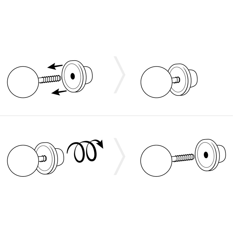Brilio Skrutkovací uzáver na náušnice z bieleho zlata 14/00/17 Esp OB 66578112