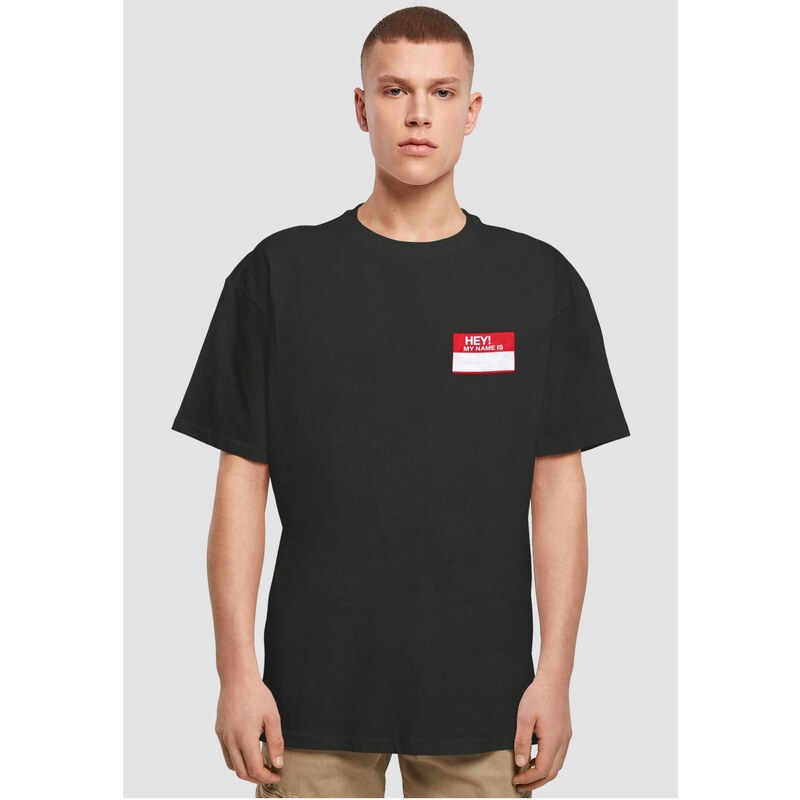 Mister Tee Mens T-shirt Hey! My Name Is Black 54193587
