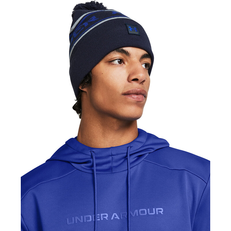 Čiapka Under Armour MenS Halftime Pom Beanie Midnight Navy Universal 50328365