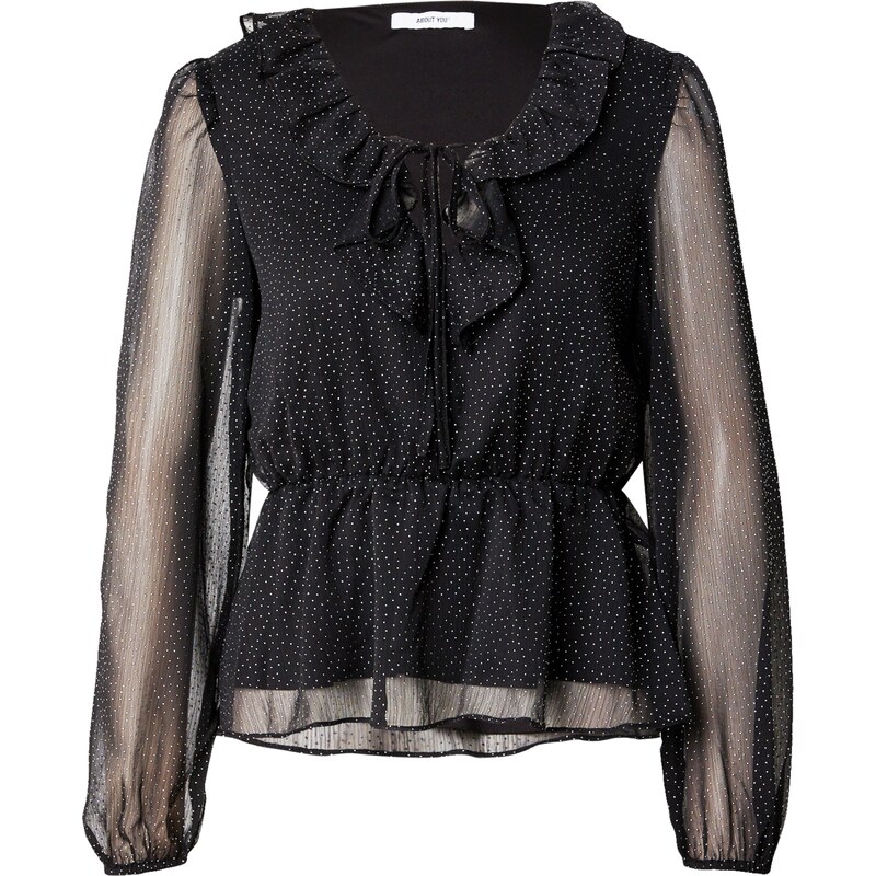 ABOUT YOU Blúzka Jasmin čierna 54277194