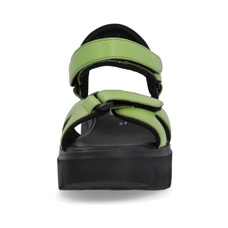 Dámske sandále RIEKER REVOLUTION W1552-52 zelená S4
