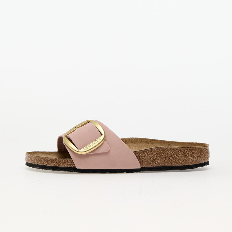 Birkenstock Madrid Big Buckle Nubuck Leather Soft Pink 67891374