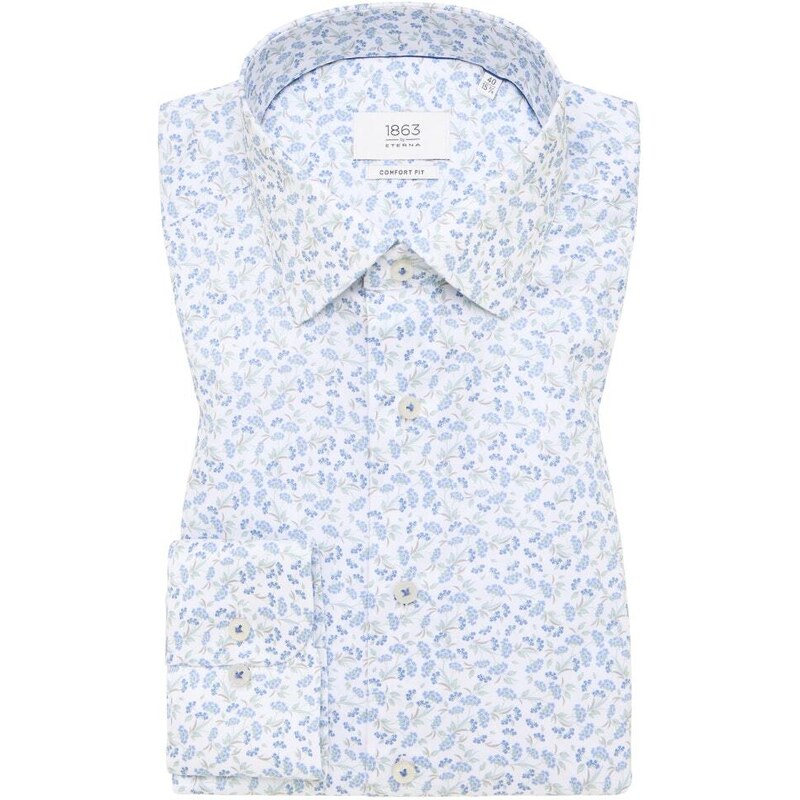 Pánska kvietkovaná premium košeľa ETERNA slim fit 50357833