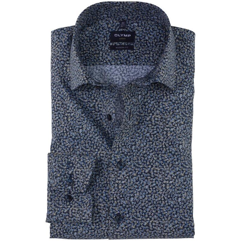 Pánska vzorovaná košeľa Luxor OLYMP modern fit 50408067