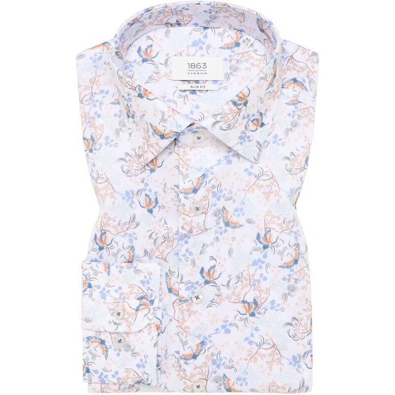 Pánska vzorovaná premium košeľa ETERNA slim fit 50357834