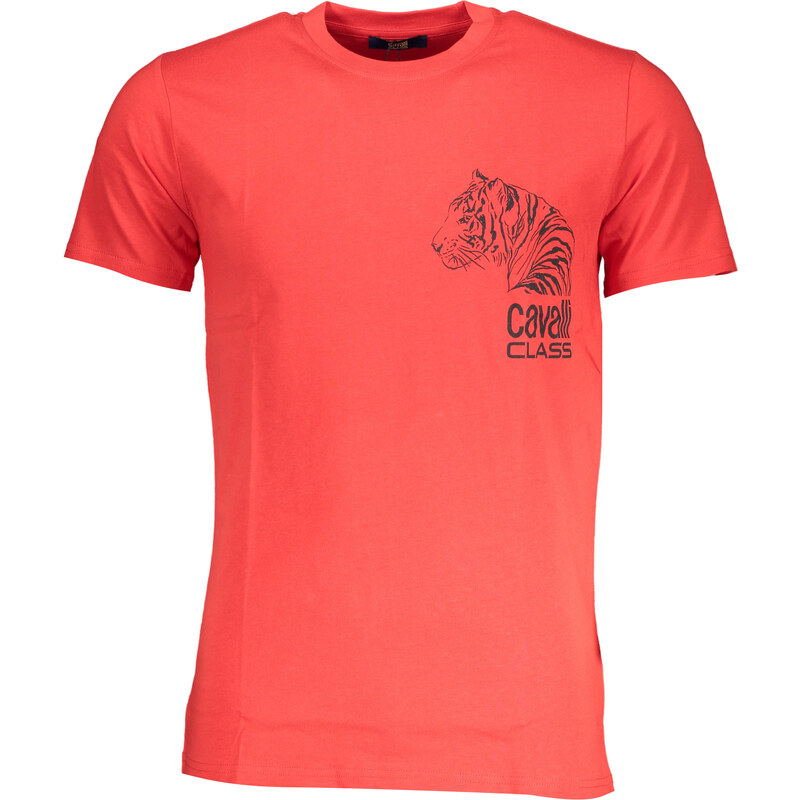 Cavalli Class pánske tričko s krátkym rukávom červené 64709494