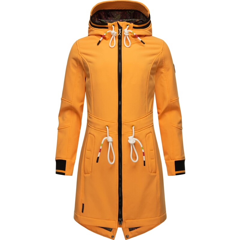 MARIKOO Funkčný kabát Mount Furnica oranžová / čierna 54268841