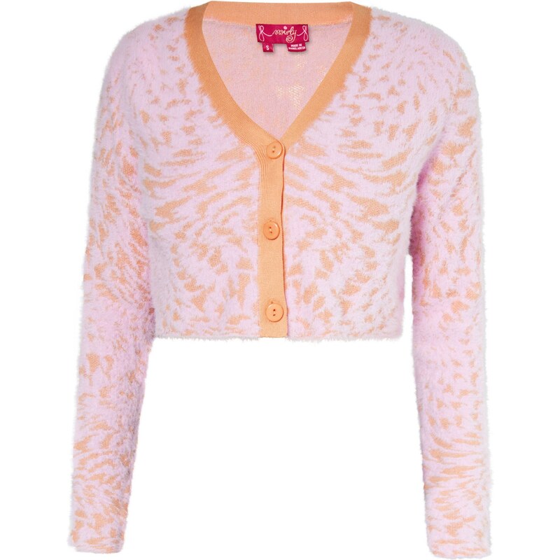 swirly Kardigán oranžová / ružová 54293443