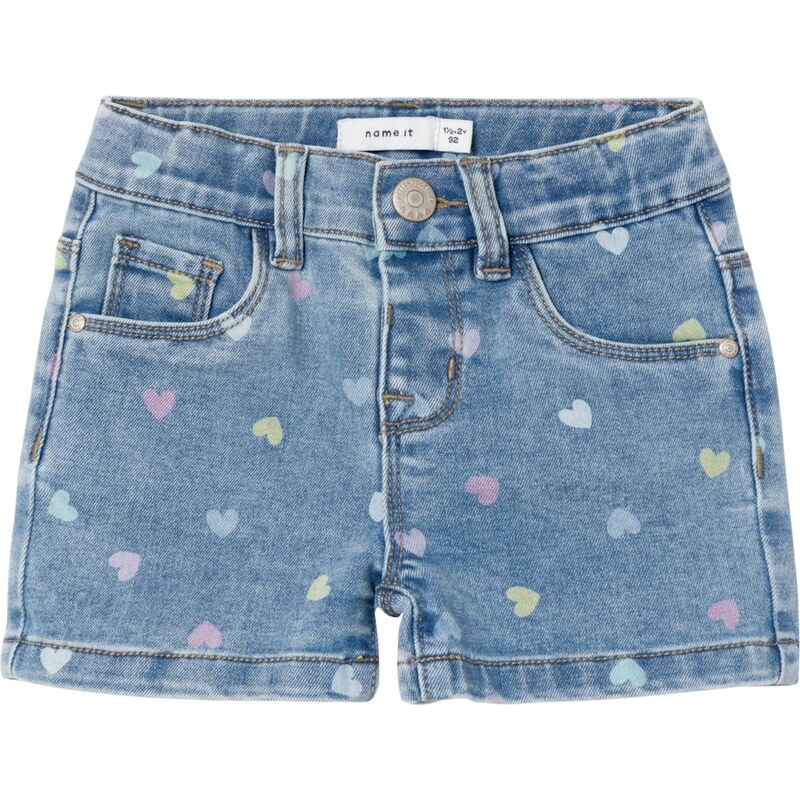 NAME IT Džínsy Salli modrá denim / svetlomodrá / žltá / fialová 54310576