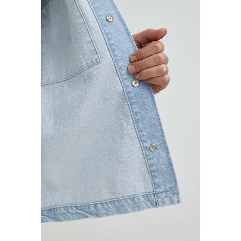 Rifľová vesta Calvin Klein Jeans pánsky,prechodný,J30J325309