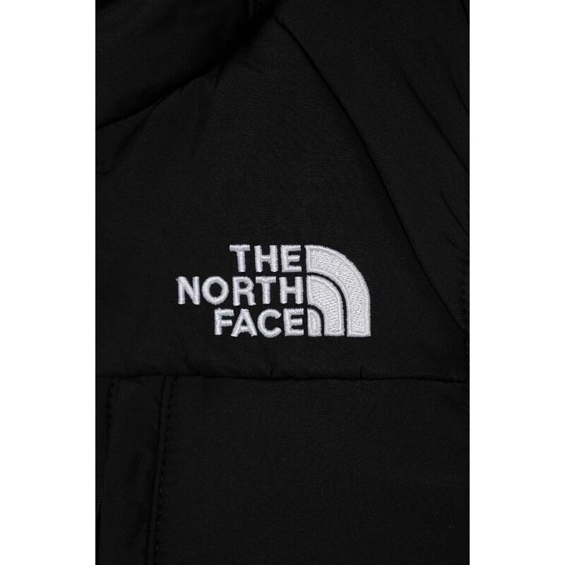 Detská vesta The North Face CIRCULAR VEST čierna farba