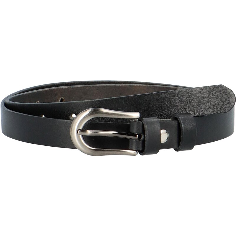 Penny Belts Dámsky kožený opasok čierny - PB Sissibel 90 čierna 50428261
