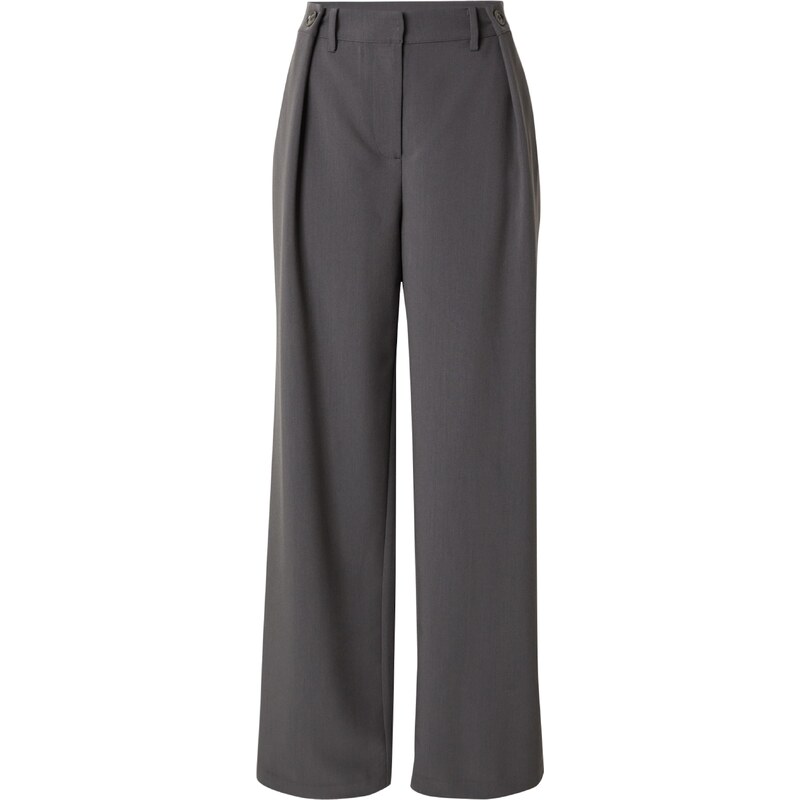 LeGer by Lena Gercke Plisované nohavice Frauke Tall tmavosivá 54308012